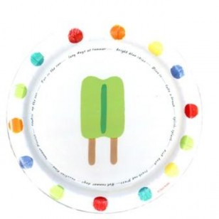Lazy Days of Summer Ice Lolly Plate